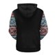 thumbnail image 3 of Sudadera con capucha para hombre, estilo empalme, estampado de movimiento, manga larga, blusa de poliéster para hombre, 3 of 3