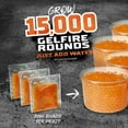 thumbnail image 3 of Nerf Pro Gelfire Water Beads Orange Gel Blaster Refill with 15000 Dehydrated Gelfire Rounds For Outdoor games Ages 14 and up, 3 of 5