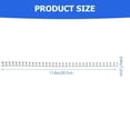 thumbnail image 2 of FNNMNNR100 Pcs Loose Leaf Ring Spiral Binding Coils Mini Cinch Machine Picture Hanging Wire Black, 2 of 8