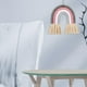 thumbnail image 4 of Macramé íris colgante de pared para habitación de bebé habitaciones coloris 5,51x5,91 pulgas tapiz cuer bor decoración Colco tapiz de arco iris de macramé, 4 of 8