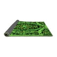 thumbnail image 2 of Ahgly Company Indoor Square Medallion Green French Area Rugs, 4' Square, 2 of 4