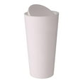 thumbnail image 1 of Mini bote de basura pequeño con tapa desmontable, contenedor de basura para vehículos Blanco, 1 of 9