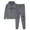 #0032-Dark Gray, variant on Aoochasliy Womens Pants Plus Size 2PCS Long Sleeve Pullover Hoodies Sweatshirt and Sweatpants Fall Winter Suit