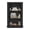 Black-Wood-3 Tier, variant on Hironpal Solid Wood Recessed Medicine Cabinet,14" x 24" Recessed Wall Niche for Bathroom,3 Tier,Black