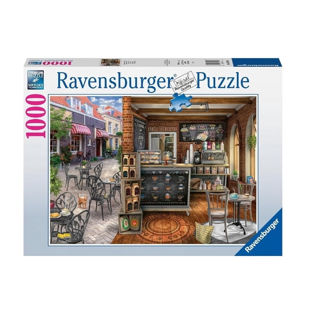 Rompecabezas Ravensburger Quaint Cafe 1000 piezas