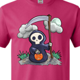 thumbnail image 4 of Inktastic Halloween Trick or Treating Cute Grim Reaper T-Shirt, 4 of 5