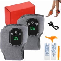 Wellipure Foot Renew Massager, Soleva 3 in 1 Foot Massager with Heat, Portable Wireless Heated Ankle Wrap, 3 Vibration Mode,5 Heat Leavel for Achilles Tendinitis and Plantar Fasciitis