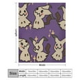 thumbnail image 4 of Pokemon Mimikyu Throw Blanket Cute Flannel for Boys Girls Men Women, 4 of 7