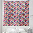thumbnail image 1 of Colorful Tapestry, Abstract Graphic Pattern of Unusual Ornamental Waves Flow Continuity Creativity, Fabric Wall Hanging Decor for Bedroom Living Room Dorm, 5 Sizes, Multicolor, by Ambesonne, 1 of 1