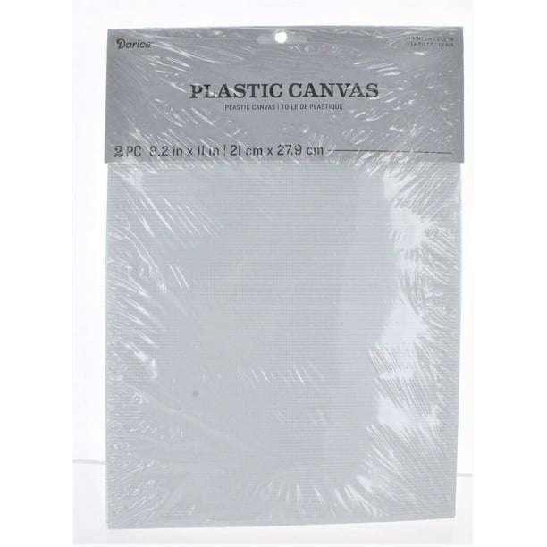 Darice 39500-1 Plastic Canvas 14 Count 8-1-2 po x 11 po-2-Paquet Effacer