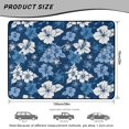 thumbnail image 7 of Yuyamidu Blue Hibiscus Car Trunk Mat, 29 x 39 Inch Universal Fit All Weather Cargo Liner, Non-Slip Rear Trunk Mat, Stain Resistant Machine Washable Auto Interior Accessory, 7 of 7