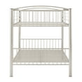 thumbnail image 2 of Weston Home Visalia Kids Convertible Metal Full over Full Bunk Bed, White, 2 of 8