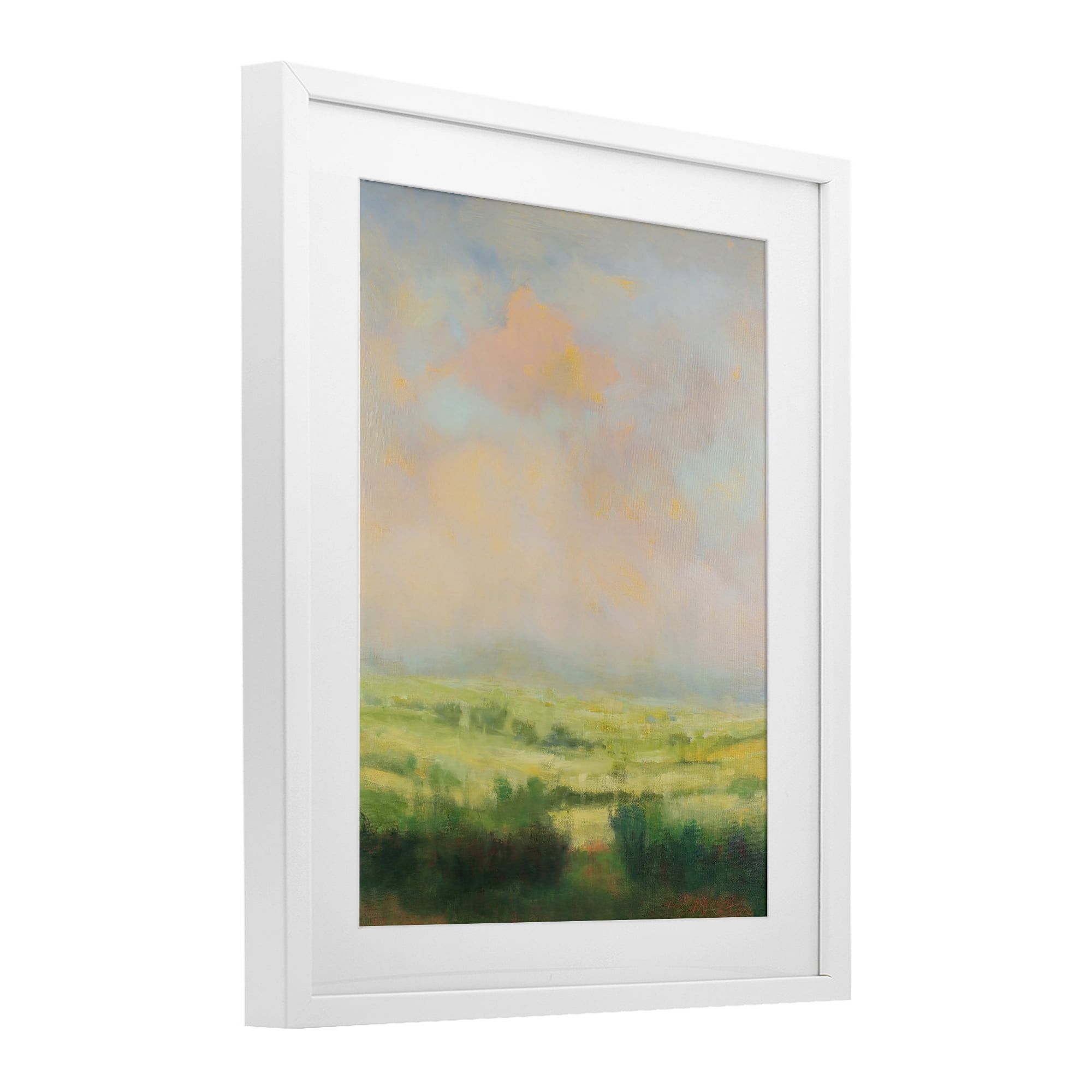 Stupell Industries Springtime Farnese Landscape White Framed Print Under Glass, design by William McCarthy