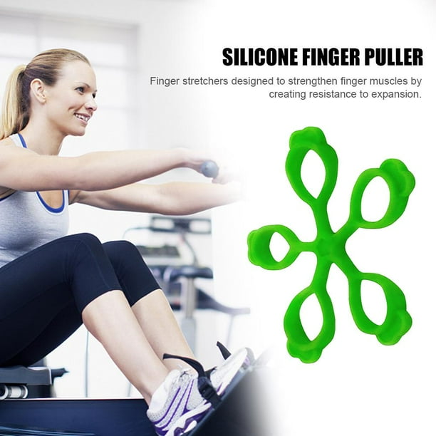Ejercicio De Dedo Entrenador de fuerza de la camilla del ejercicio del dedo del silicón de la pinza de la mano (5KG)
