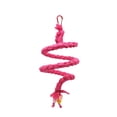 thumbnail image 1 of Bunblic Bird Rope Perches Birdcage Toy Woven Spiral Rope Thick Hanging Standing Toy Braided Rope for Parakeet Lovebirds Parrot Canary red, 1 of 8