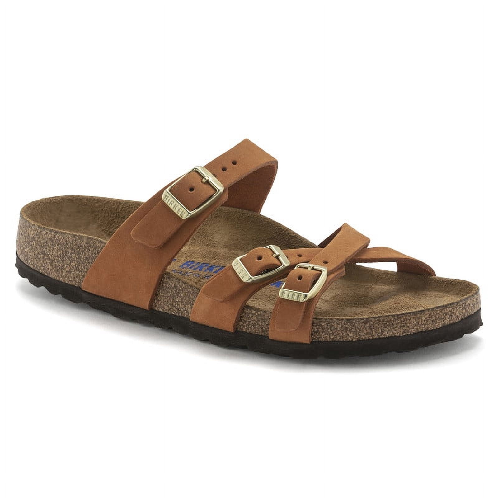 Birkenstock Franca Narrow Leather Sandal, 39, Brown