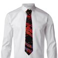 thumbnail image 5 of Zufioo A Bright Abstract Print Men's Silk Tie, Business Suit Tie - Anti-floating Buckle Design, Clothing Accessories Suitable for Business, Daily Life, Banquets, 5 of 7