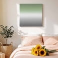 thumbnail image 4 of Canvas Wall Art Sage Green Canvas Art Print and Grey Ombre Color Gradient Pictures Wall Decor for Living Room Bedroom Artwork Decorations Stretched Framed Ready to Hang 8"x8", 4 of 9
