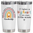 thumbnail image 1 of Vaso TEEBIM de acero inoxidable para regalos de agradecimiento a los profesores, 600 ml, 1 of 7
