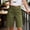 Army Green women high waisted bermuda pants a1, variant on Womens High Waisted Bermuda Pants with Pockets Solid Regular Fit Shorts Casual Loose Summer Beach Work Lounge Trousers, White S