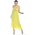 thumbnail image 5 of Vestido largo de tirantes Roman Fashion /Juvenil, 5383 (Lima) verde lima M, 5 of 5