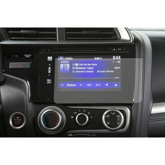 PcProfessional Screen Protector (Set of 2) for 2014 2015 2016 2017 Honda Fit LX EX EX-L 7" Touch Display / Navigation System Anti Glare Anti Scratch Filters UV