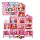 thumbnail image 1 of Kit De Construcción De Casa De Muñecas Para Niñas, 274 Piezas, Kit De Construcción De Castillo De Casa De Muñecas Rosa, Cultiva La Creatividad Para La Escuela, 1 of 8