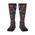 thumbnail image 1 of Balery Colorful Floral Calcetines novedosos Calcetines deportivos Calcetines hasta la rodilla Calcetines de algodón Calcetines originales y geniales, 1 of 6