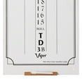 thumbnail image 1 of Viper Large Cricket Dart Board Game Wall Hanging Dry Erase Scoreboard, White, 1 of 5