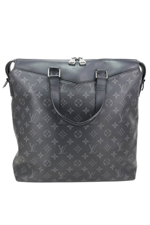 Pre-Owned Louis Vuitton Explorer Monogram Eclipse Canvas Briefcase Black