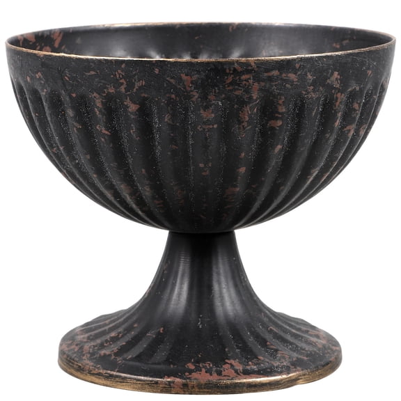 SEWCHICS Rustic Vintage Trophy Flower Vase, Decorative Table Centerpiece for Home, Office, Living Room, and Event Decor