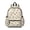 Brown Cat and Heart Beige Pattern, variant on Cat and Heart White Pattern Cute School Backpack with Padded Back and Adjustable Shoulder Straps 13.4"x11"x4.7"