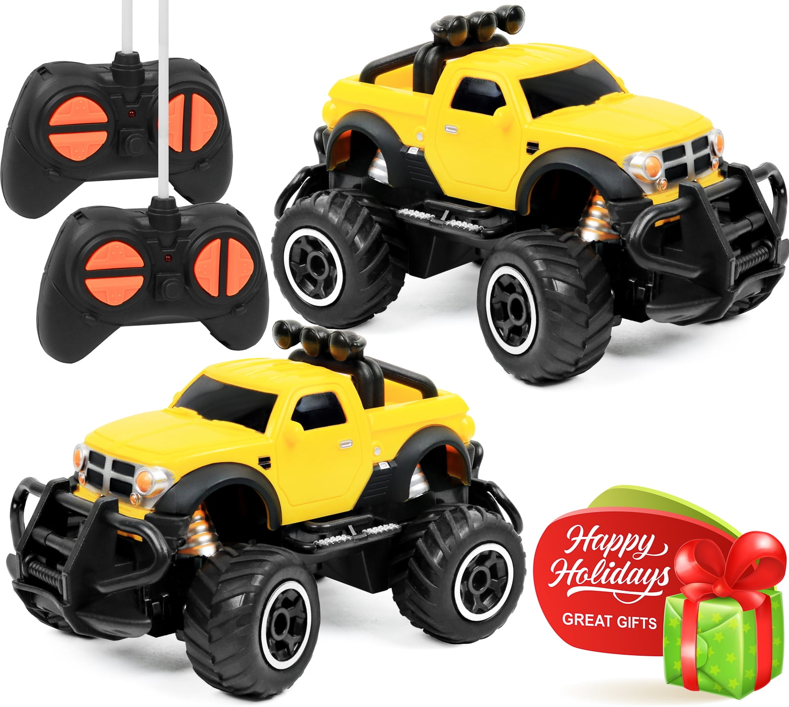 2 Sets Hautton Remote Control Race Car for Toddlers Kids Children Boys Girls 3 4 5 6 7 Years Old Radio Control RC Toy Car with Music and Lights