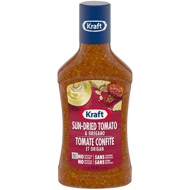 Kraft Sun Dried Tomato and Oregano Salad Dressing Walmart.ca