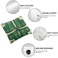 thumbnail image 6 of nygtbtfer  St Patricks Day Decorations Throw Pillow Covers  Set of2 Scottish Tartan Plaid St Patricks Day Hat Farmhouse Classic Decorative Square Cushion Cases for Sofa Couch White, 6 of 7