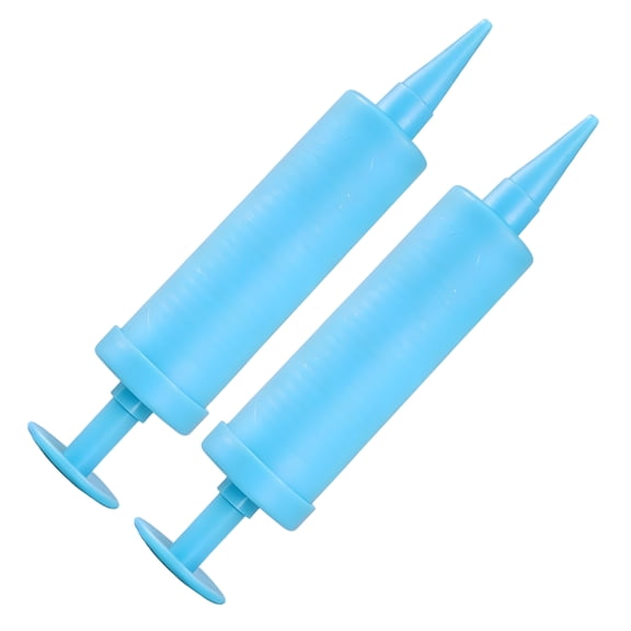 BESTSKY 2Pcs Manual Balloon Pumps – Balloon Air Pump with Anti-Slip Barrel Design, Perfect for Wedding Banquet Balloon Decorations, 1.26x1.26x9.06 In, Blue