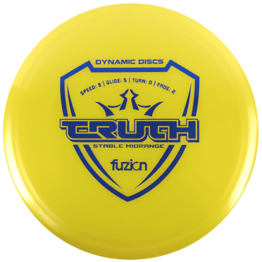 Dynamic Discs Fuzion Truth 173-176g Midrange Golf Disc [Colors may vary] - 173-176g