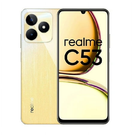 Realme C53 DUAL SIM 128GB ROM + 6GB RAM (GSM ONLY | NO CDMA) Factory Unlocked 4G/LTE Smartphone (Champion Gold) - International Version