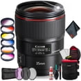 thumbnail image 1 of Canon EF 35mm f/1.4L II USM Lens (Intl Model) With Lens Case, Lens Filter Kit and Cleaning Kit, 1 of 9