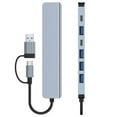 thumbnail image 4 of 7 in 1 Multiport USB-C Hub Type C To USB 3.0 2.0 Multi-hub Dock Splitter Adapter, 4 of 5