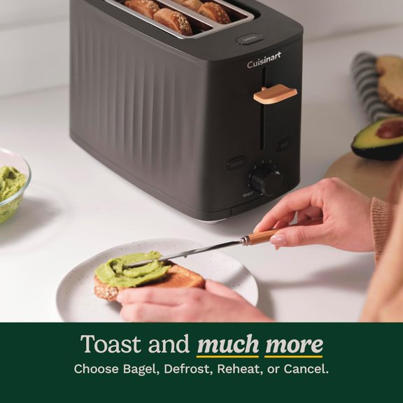 Soho. ™ Collection 2-Slice Toaster, 7 Toasting Levels, Bagel & Defrost Settings, Rear Cord Storage, Black