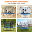 thumbnail image 4 of KFFKFF 10FT Outdoor Recreational Trampoline for Kids with safety Enclosure Net/Ladder Indoors Outdoors Free shipping!, 4 of 9