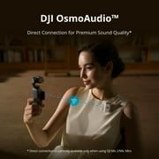 DJI Osmo Pocket 3 4K, 9.4MP CMOS Digital Camera with Vlogging, 4x Zoom, Black, 1 Count