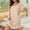 Beige, variant on Naittoop Nightgowns for Women Ice Silk Sleep Shirts Short Sleeve Night Shirts Casual Sleep Dress Soft Sleepwear