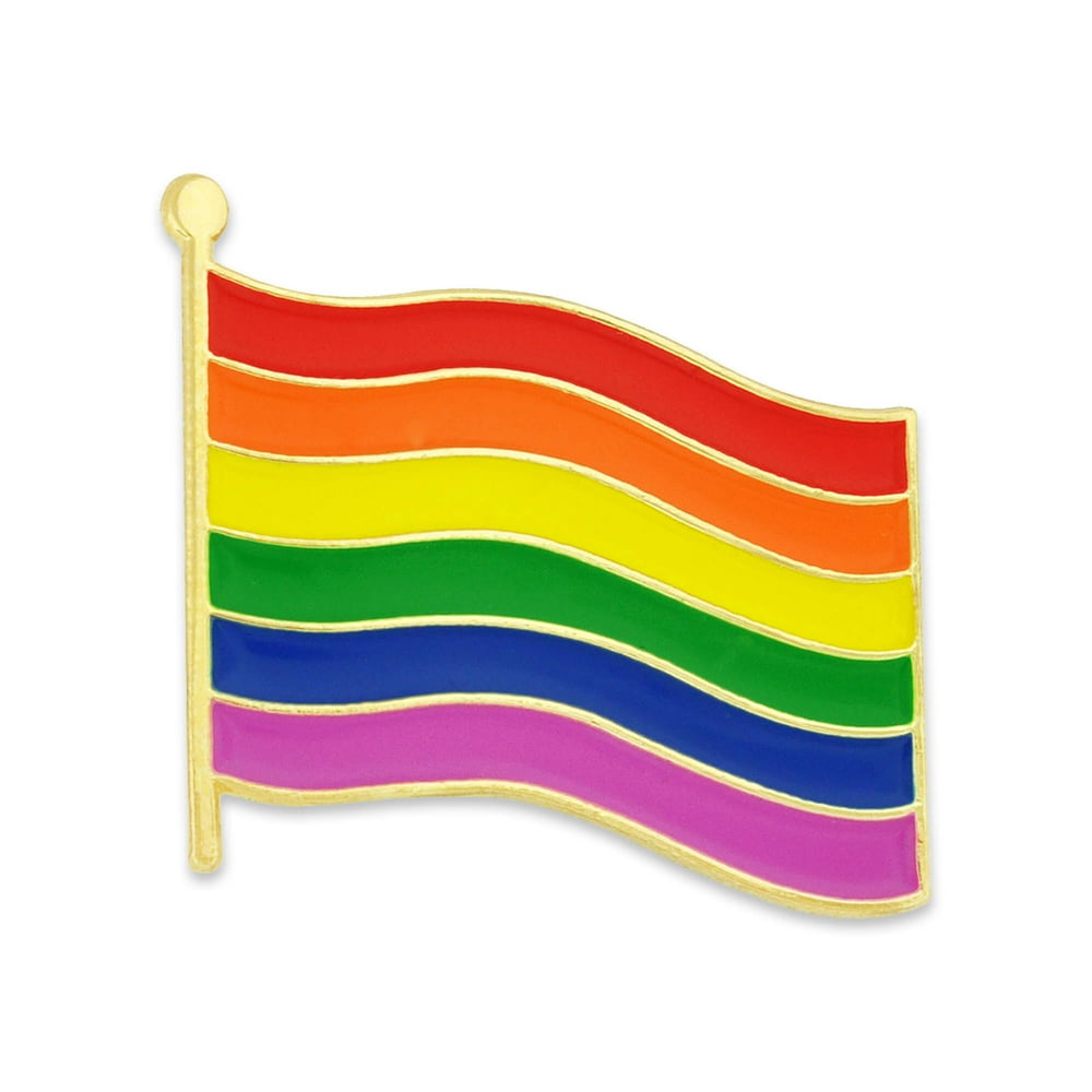 Pinmarts Rainbow Gay Pride Flag Lgbtq Enamel Lapel Pin