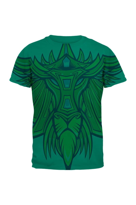 Leo King of the Lions Mens T Shirt Jade Dome X-LG