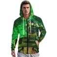 thumbnail image 2 of Apex Legends Octane Jacket Casual Oversized Hoodie Stylish Zipper Hooded Sweatshirt Warm Loose Outerwear 3XL, 2 of 8