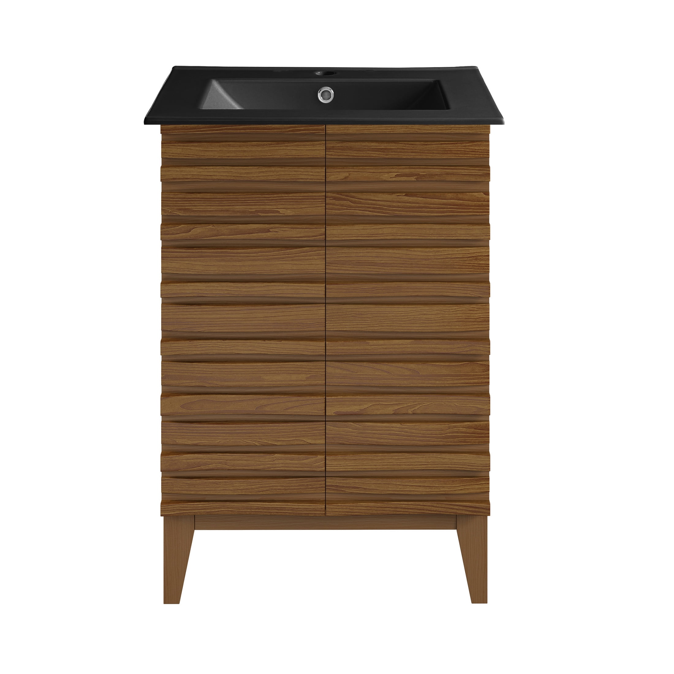 pui 24 ナイデッカー CASCADE W 23.5 Cascade 24 '' Bathroom Vanity in Brown Oak - Walmart.com