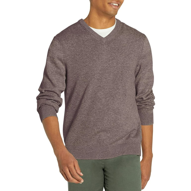 Men's v shop neck sweater walmart