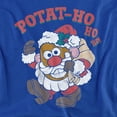thumbnail image 2 of Mr Potato Head Ho Ho Ho Women's T Shirt, Royal, Medium, 2 of 6